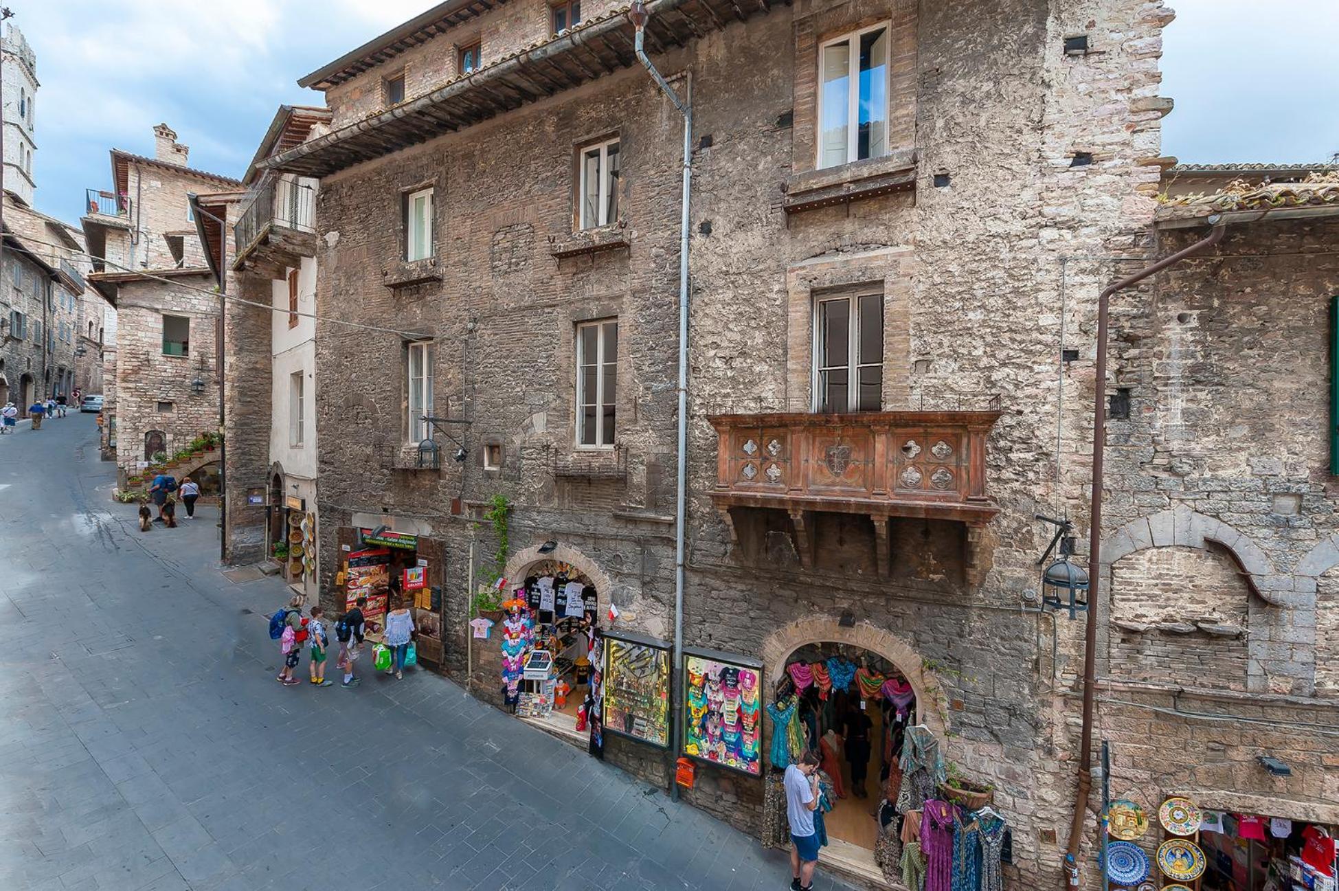 La Loggia Di Portica Residenza Storica Nel Centro Di Assisiアパートメント エクステリア 写真